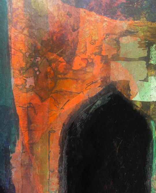 Photo 1 for Inspired by artist John Piper – contemporary batik on paper & fabric